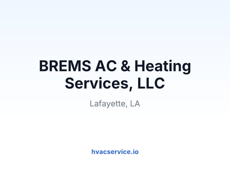BREMS AC & Heating Services, LLC