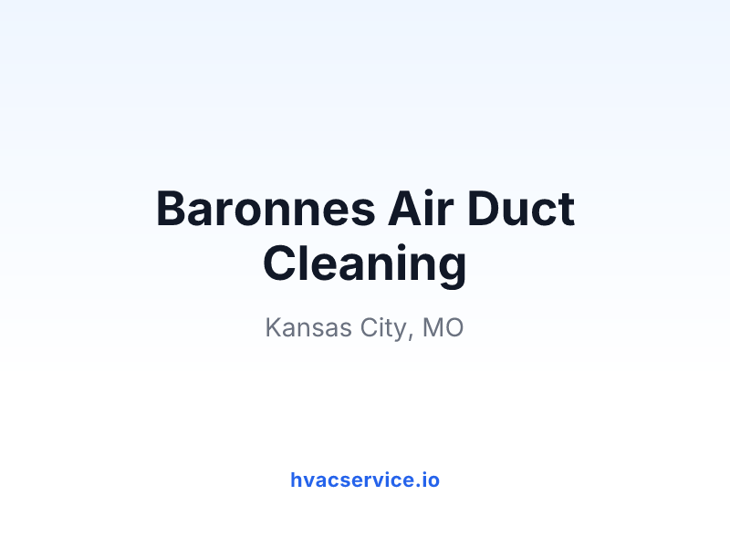Baronnes Air Duct Cleaning