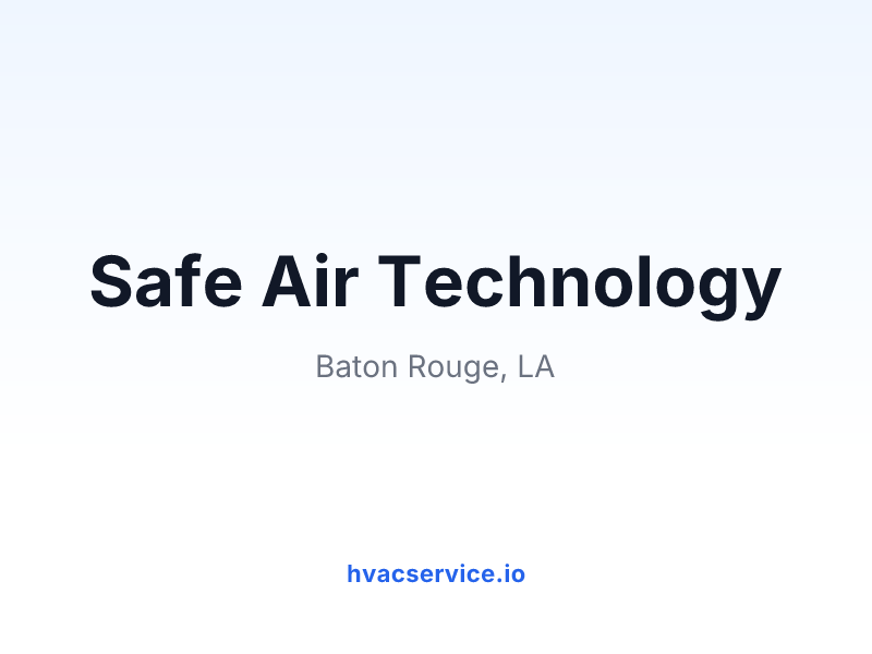Safe Air Technology