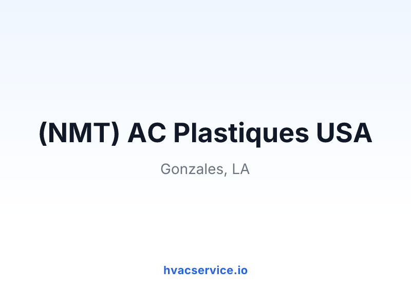 (NMT) AC Plastiques USA