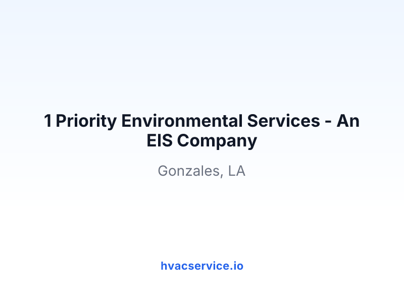 1 Priority Environmental Services - An EIS Company