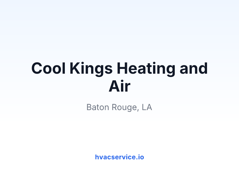 Cool Kings Heating and Air