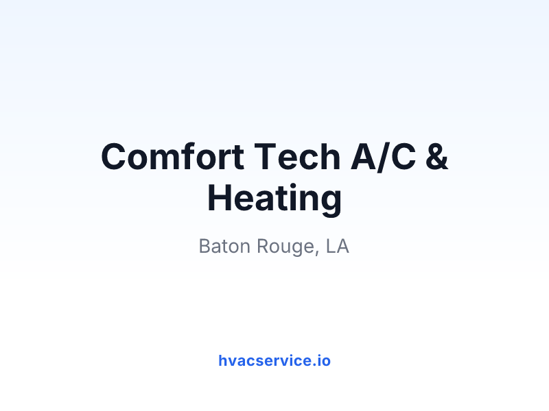 Comfort Tech A/C & Heating
