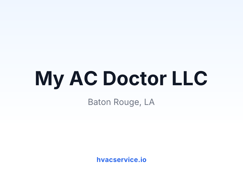 My AC Doctor LLC