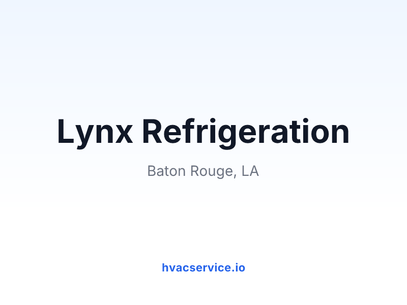 Lynx Refrigeration