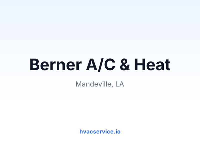 Berner A/C & Heat