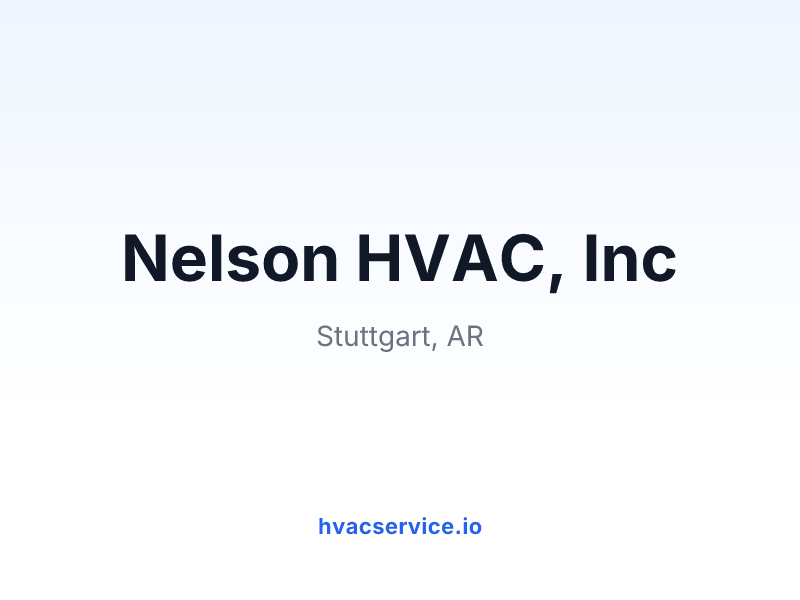 Nelson HVAC, Inc