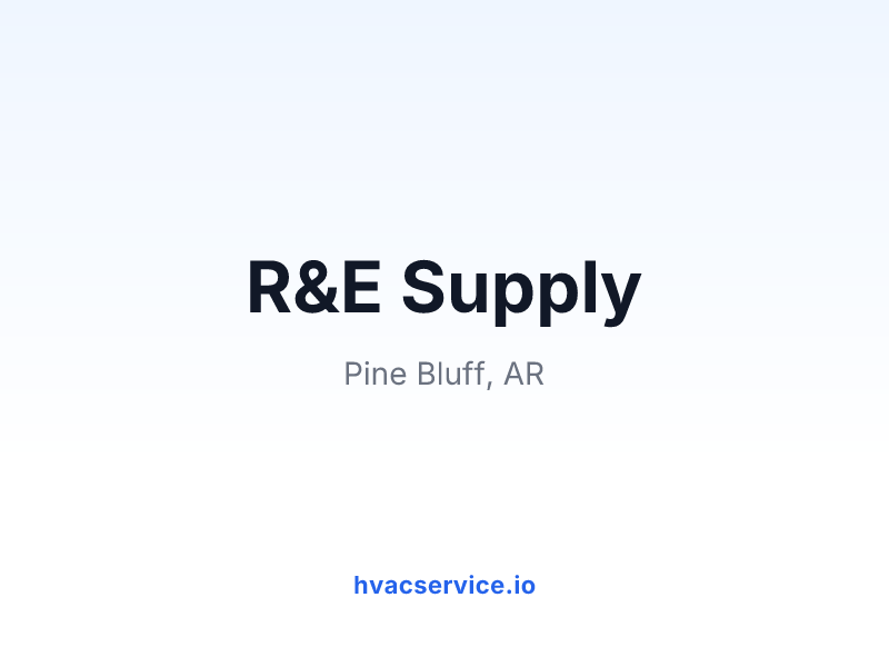 R&E Supply