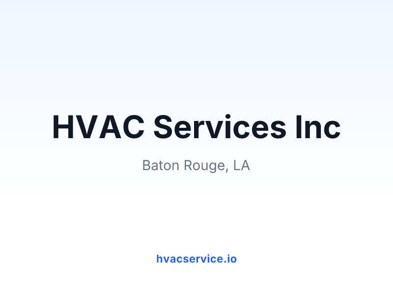 HVAC Services Inc