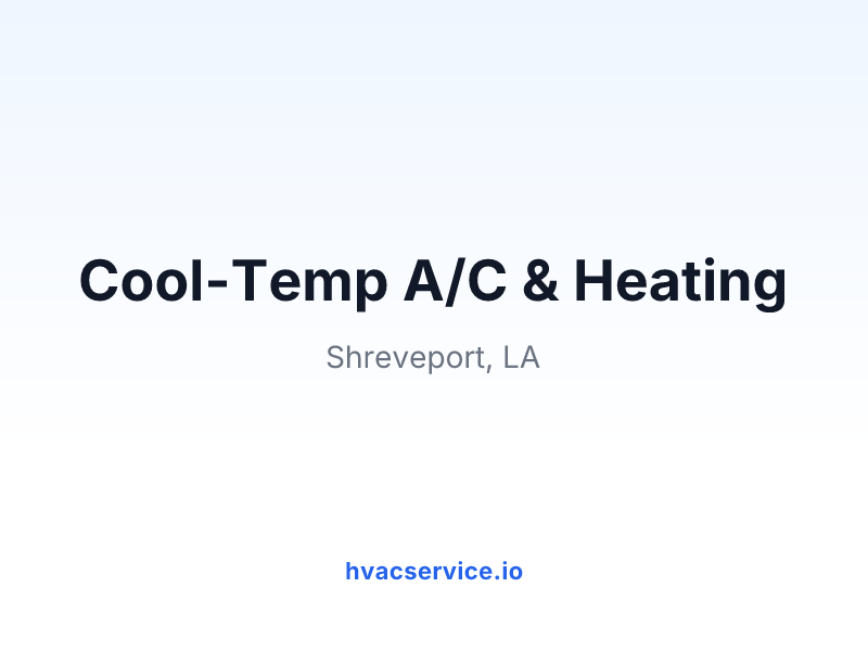Cool-Temp A/C & Heating
