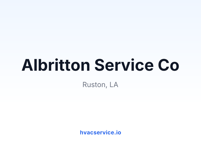 Albritton Service Co