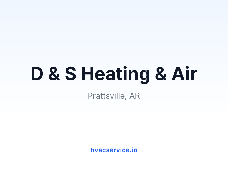 D & S Heating & Air