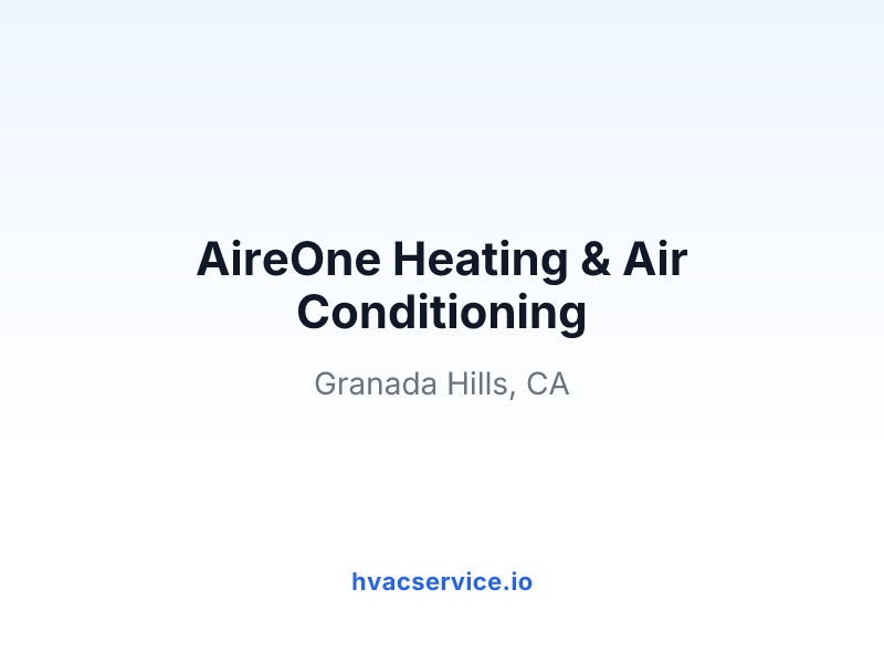 AireOne Heating & Air Conditioning