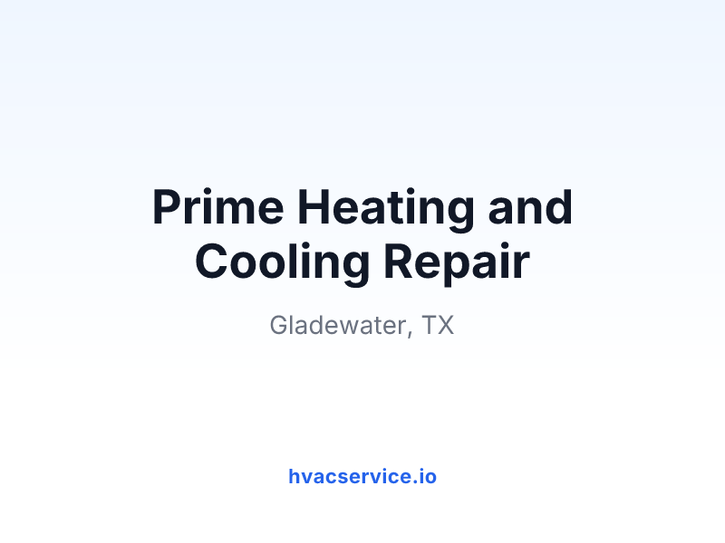 Prime Heating and Cooling Repair