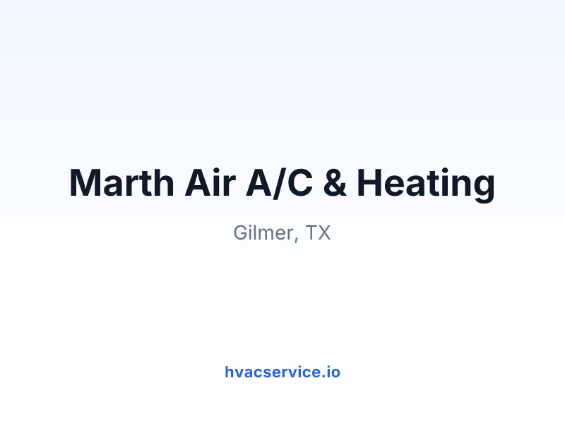 Marth Air A/C & Heating