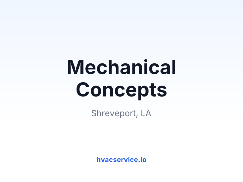 Mechanical Concepts