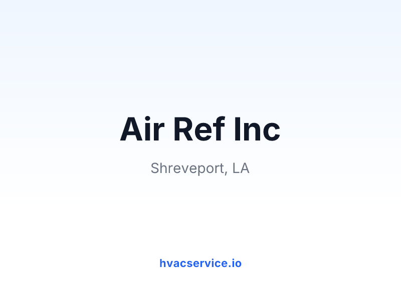 Air Ref Inc