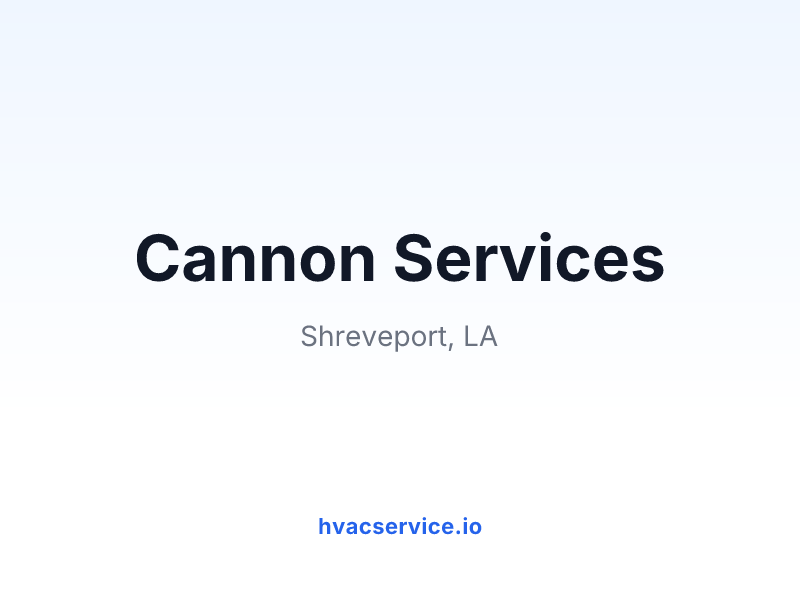 Cannon Services