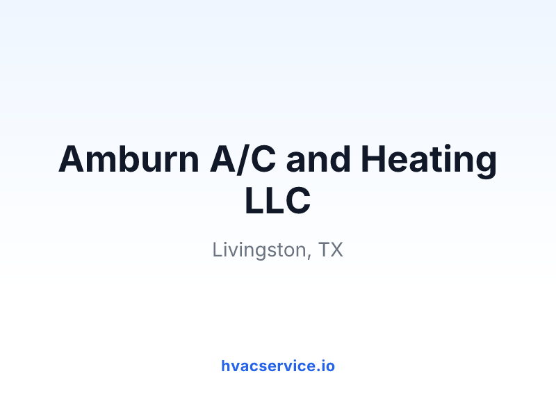 Amburn A/C and Heating LLC