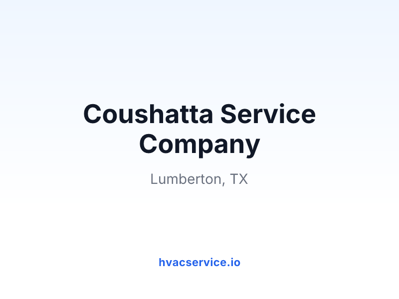 Coushatta Service Company