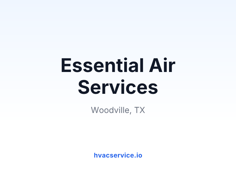 Essential Air Services