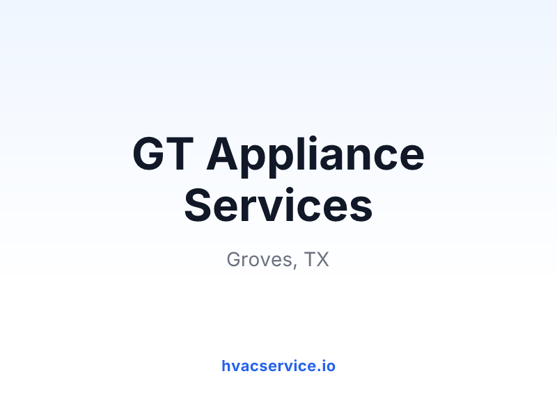 GT Appliance Services