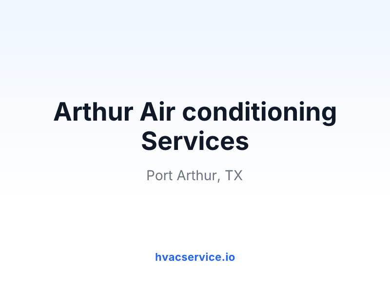 Arthur Air conditioning Services