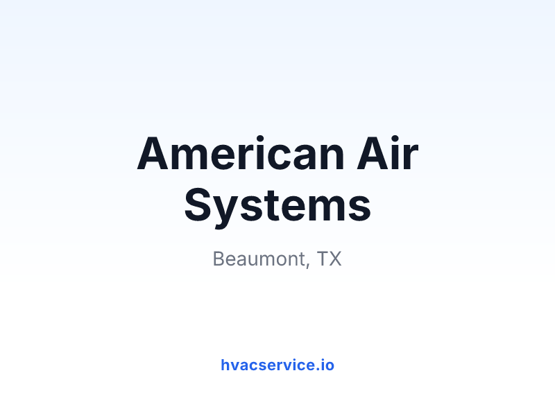 American Air Systems