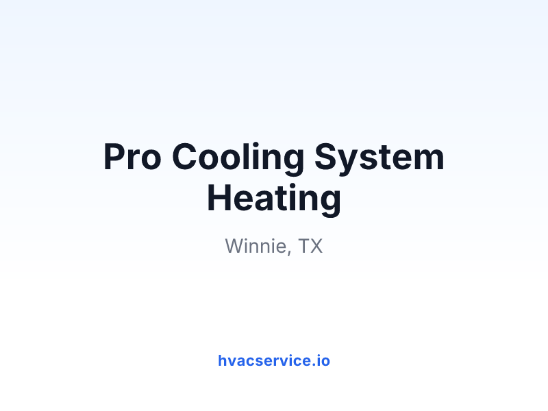 Pro Cooling System Heating