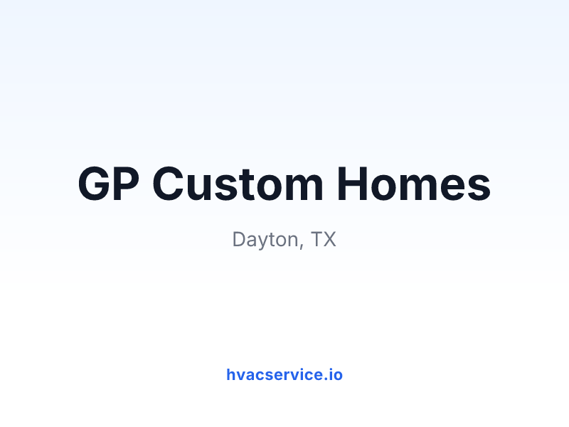 GP Custom Homes