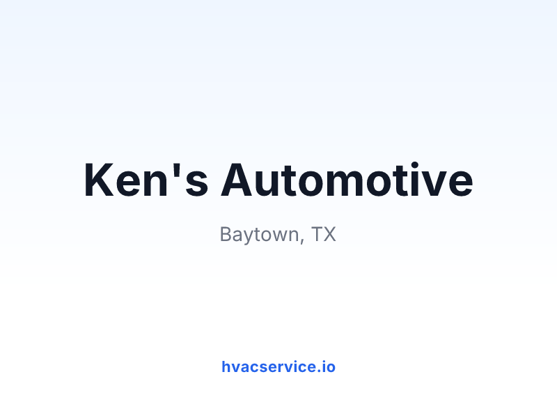 Ken's Automotive