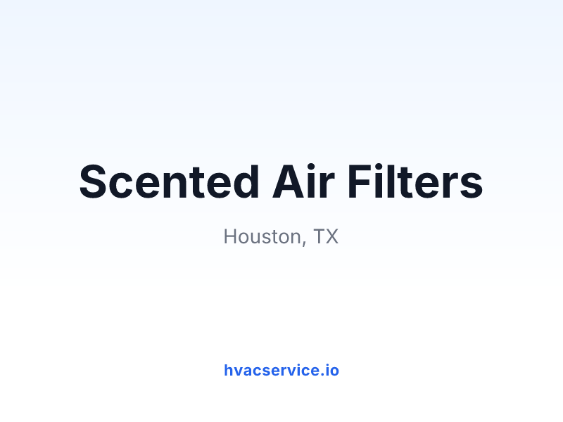 Scented Air Filters