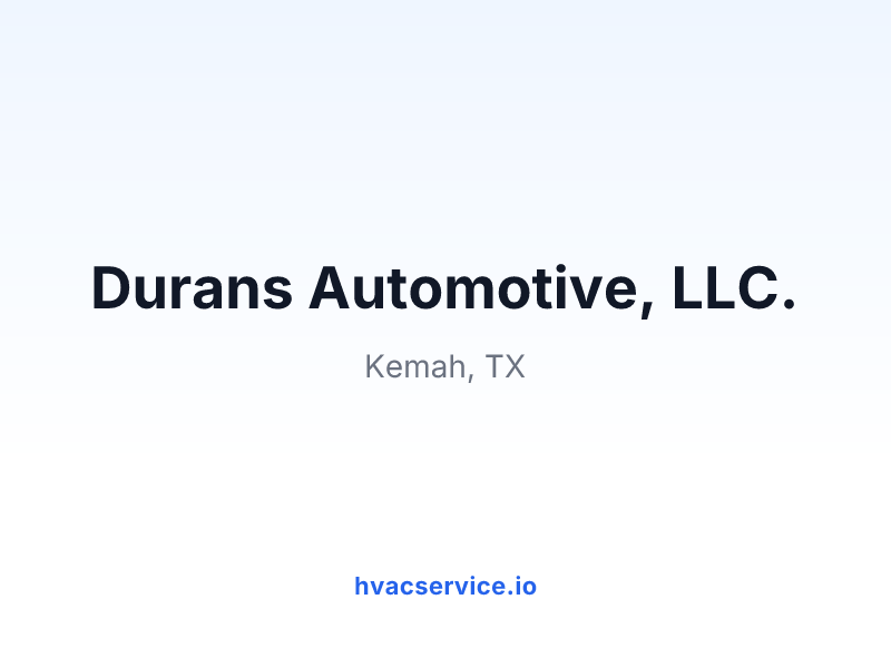Durans Automotive, LLC.