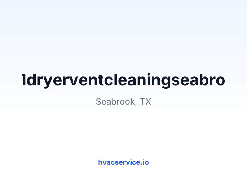 911dryerventcleaningseabrook