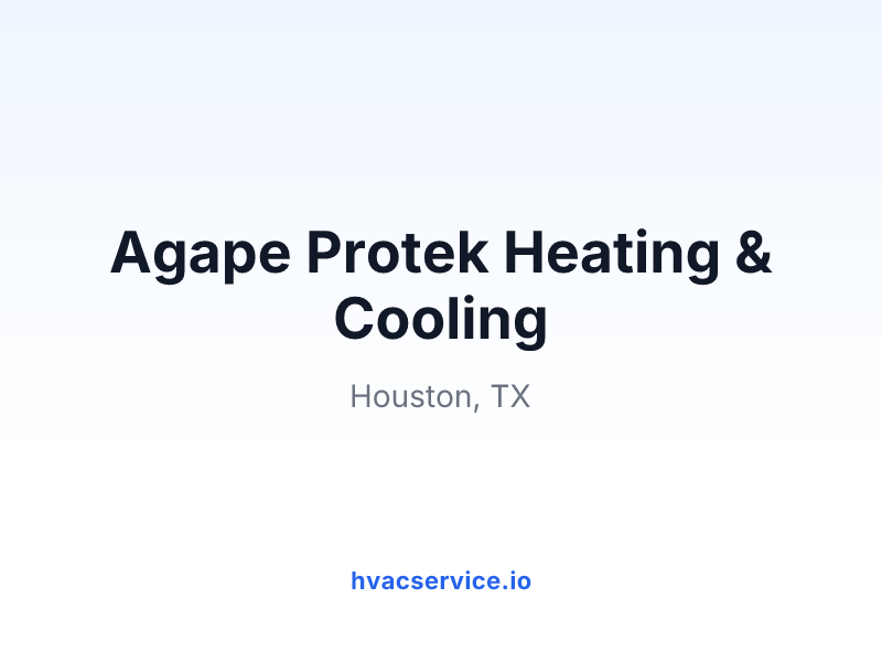 Agape Protek Heating & Cooling