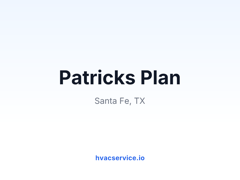 Patricks Plan