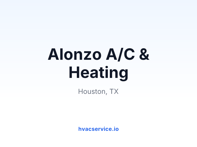 Alonzo A/C & Heating