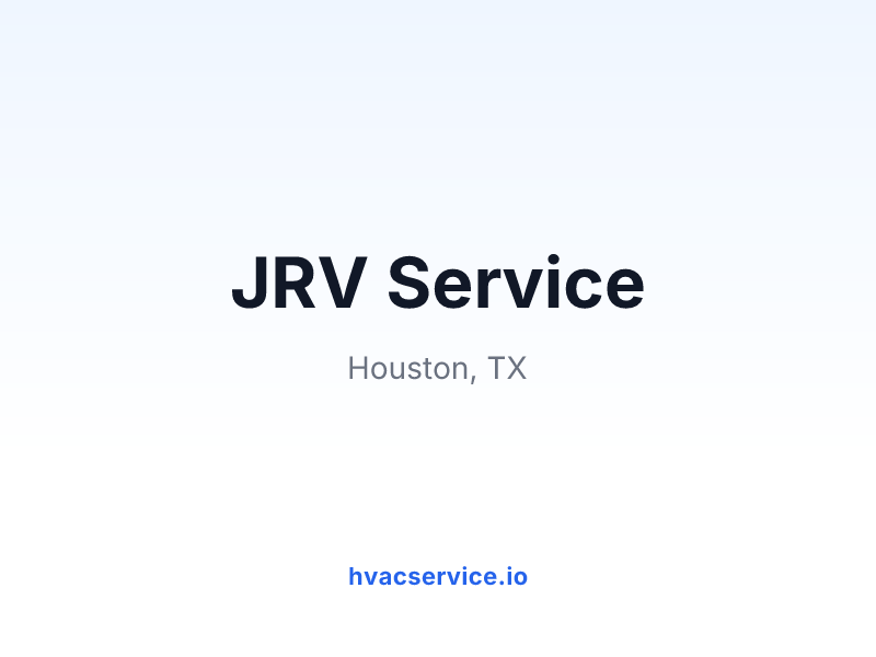 JRV Service