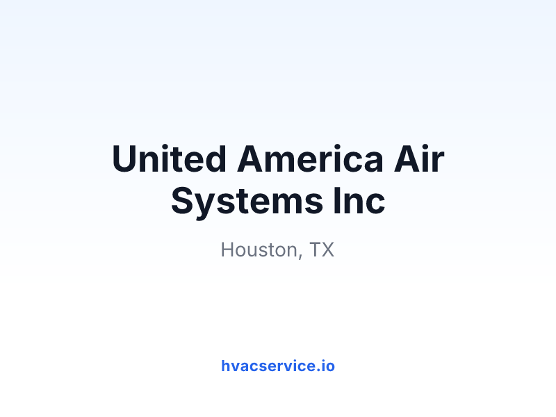 United America Air Systems Inc