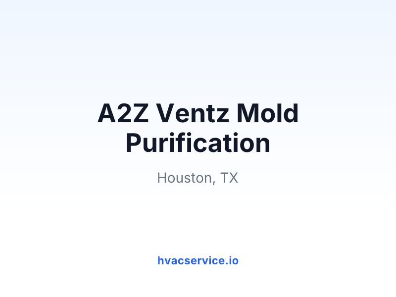 A2Z Ventz Mold Purification