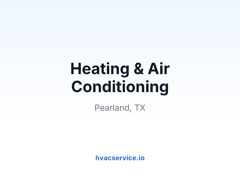 Heating & Air Conditioning