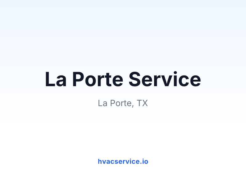 La Porte Service