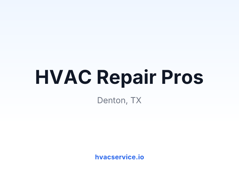HVAC Repair Pros