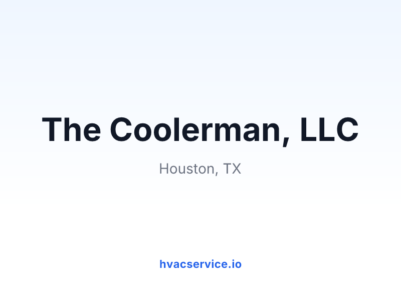 The Coolerman, LLC