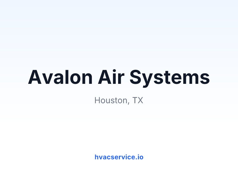 Avalon Air Systems