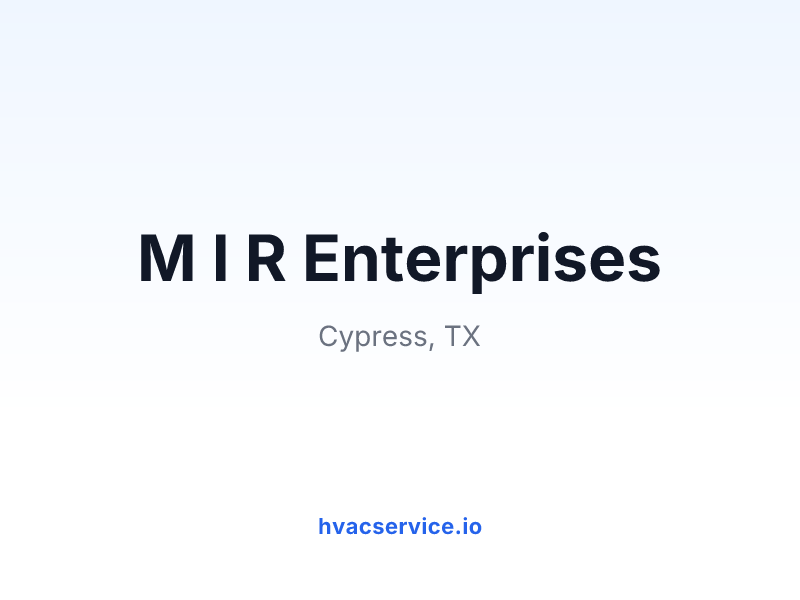 M I R Enterprises