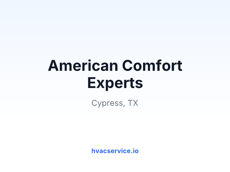 American Comfort Experts