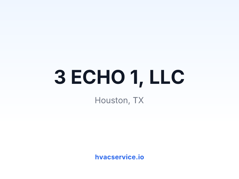 3 ECHO 1, LLC