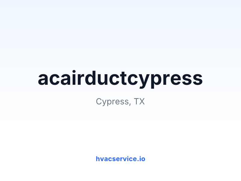 acairductcypress