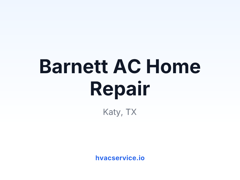 Barnett AC Home Repair